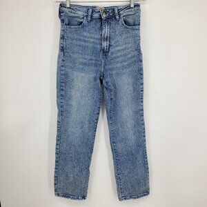 Show Me Your MuMu‎ High Rise Straight Leg Frayed Hem Denim Jeans Size 27